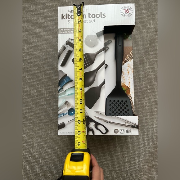 Farberware 16-Piece Kitchen Tools & Gadget Set – BPA-Free, Heat Resistant, Black - Picture 6 of 10